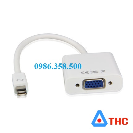 Mini Displayport sang vga dùng cho máy chiếu